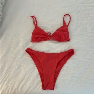 Monday swimwear strawberry Bikini Set